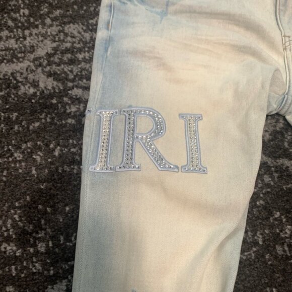 Amiri Rhinestone MX1 Jeans Men’s Size 34, 36 - Picture 3 of 6